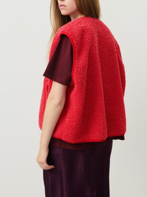 Dames Mouwloze Vest - Met Knopen, Zacht en Comfortabel voor de Herfst