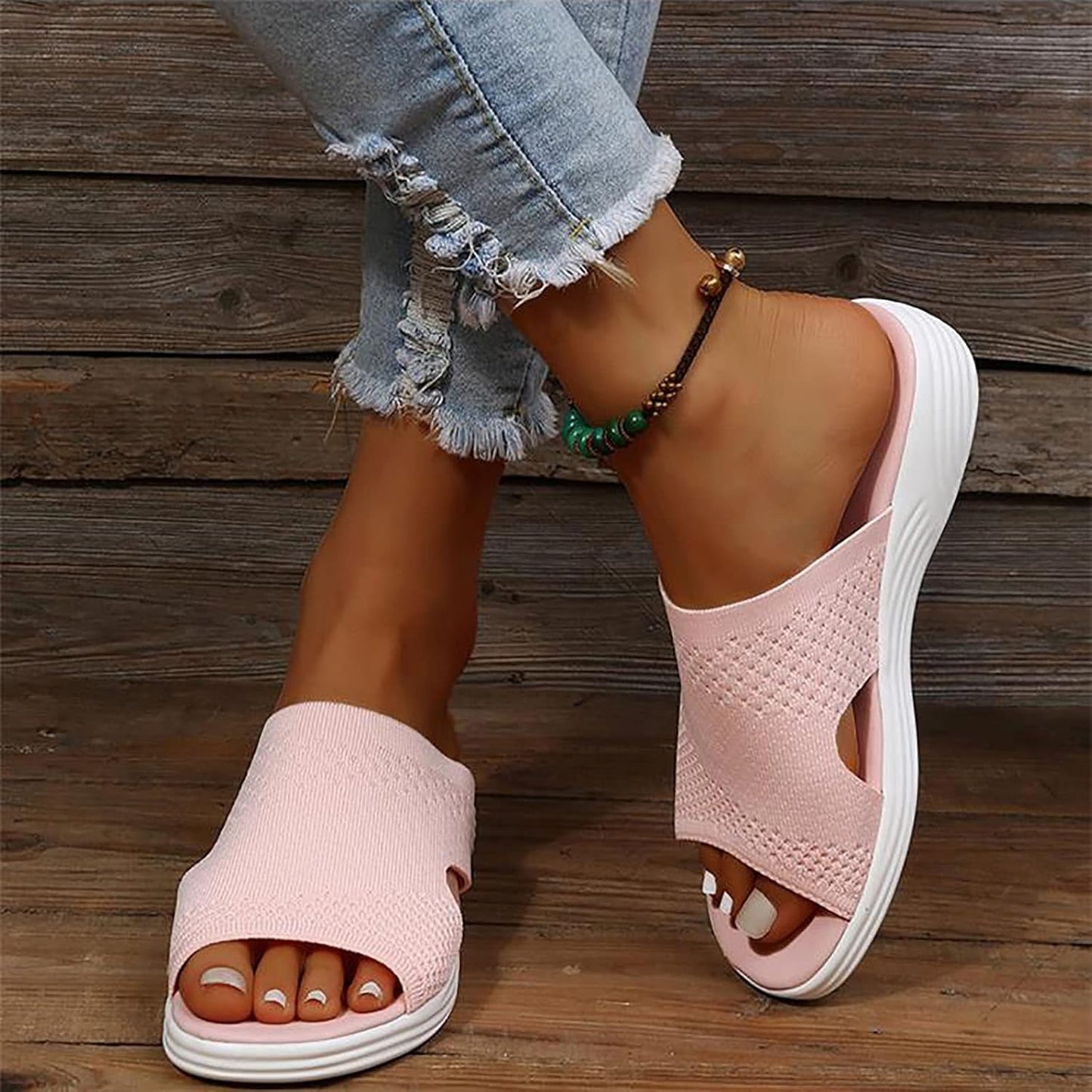 Dames Slippers met Schokabsorberende Zool