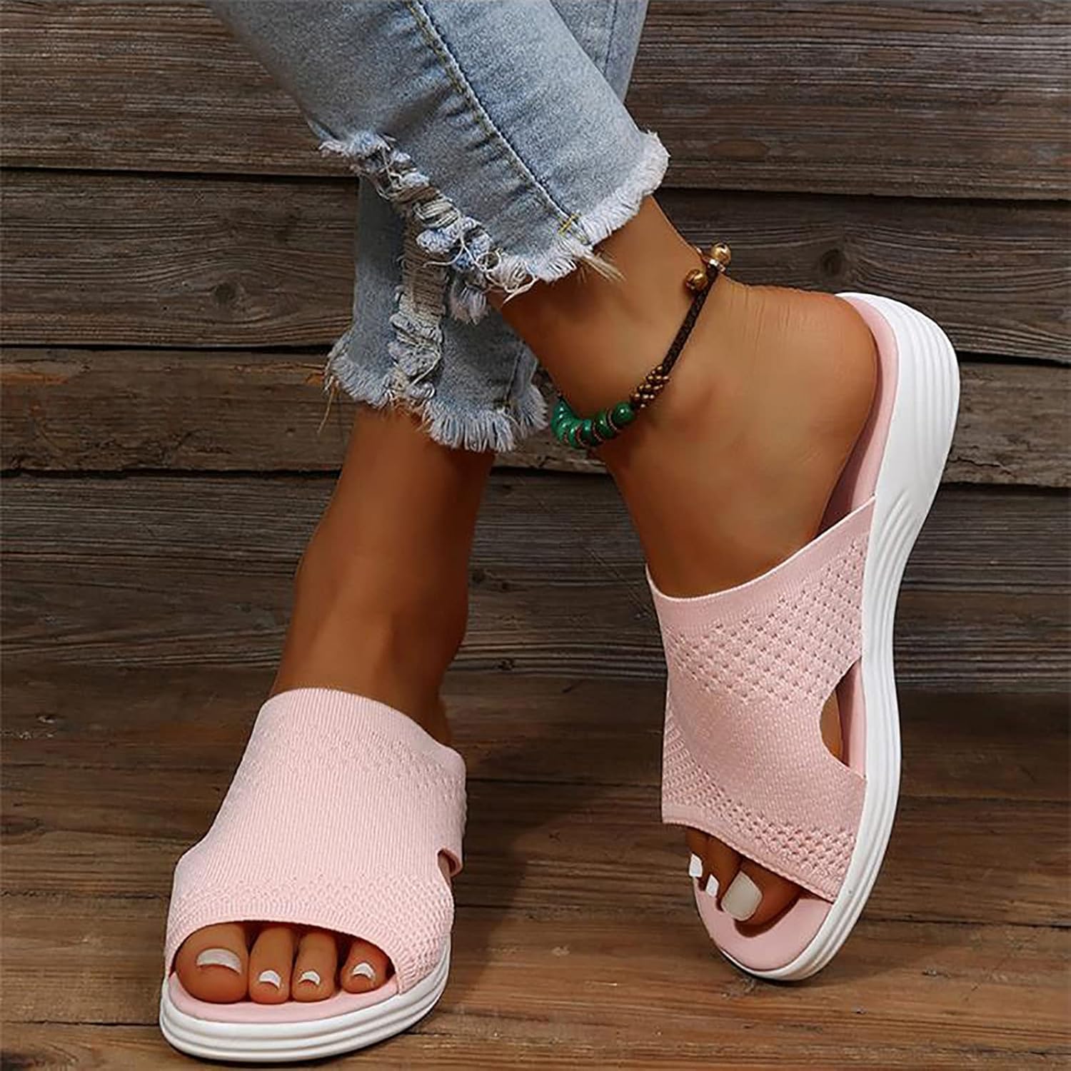 Dames Slippers met Schokabsorberende Zool