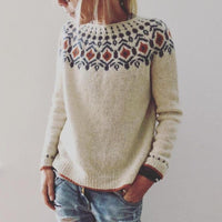 Damestrui | Wintermode voor dames met geometrisch patroon