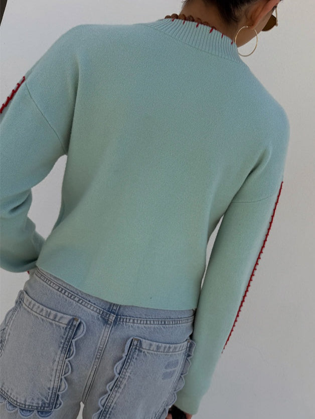 Damesvest met octopuspatroon