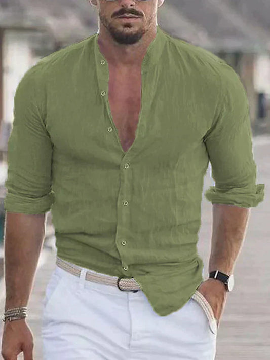Daniel | Heren Linnen Shirt - Elegant, lichtgewicht & veelzijdig