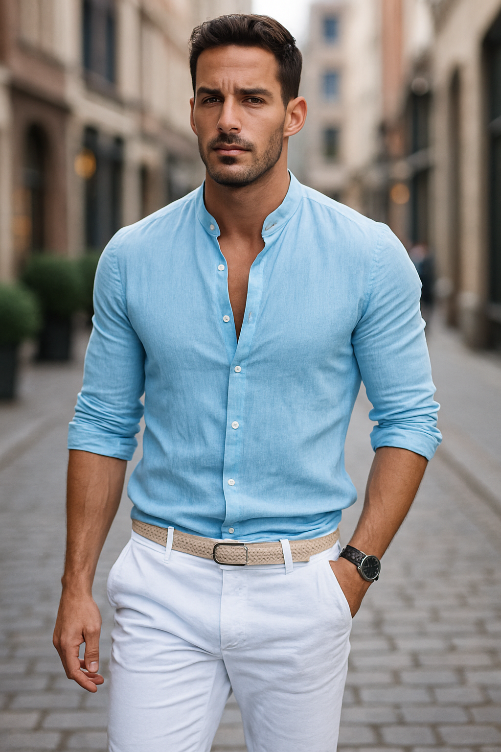 Daniel - het elegante linnen overhemd voor mannen, ideaal voor de herfst