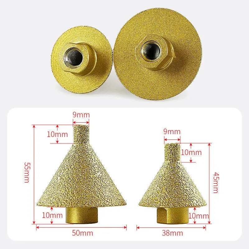 Diamant Fasenfrees – Nauwkeurige Kantbewerking Zonder Water Toevoeging (38mm en 50mm)