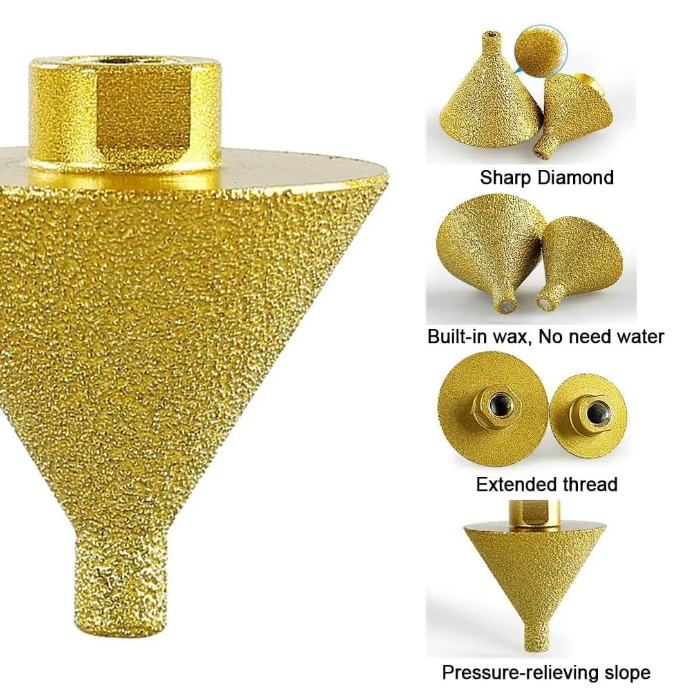 Diamant Fasenfrees – Nauwkeurige Kantbewerking Zonder Water Toevoeging (38mm en 50mm)