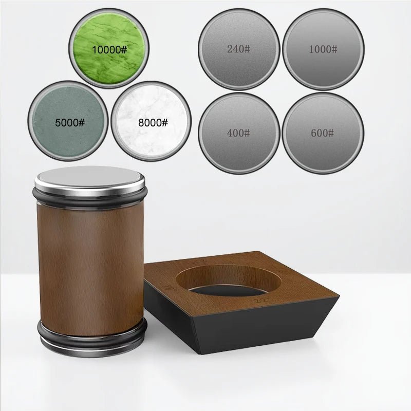 DIASHARP – Rolmes slijper set met diamant slijper en houten platform