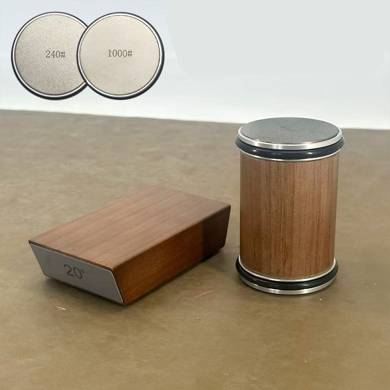 DIASHARP – Rolmes slijper set met diamant slijper en houten platform