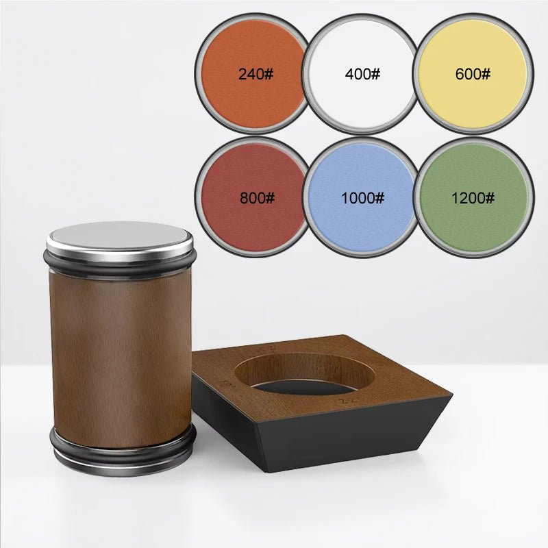 DIASHARP – Rolmes slijper set met diamant slijper en houten platform