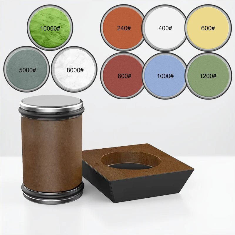 DIASHARP – Rolmes slijper set met diamant slijper en houten platform