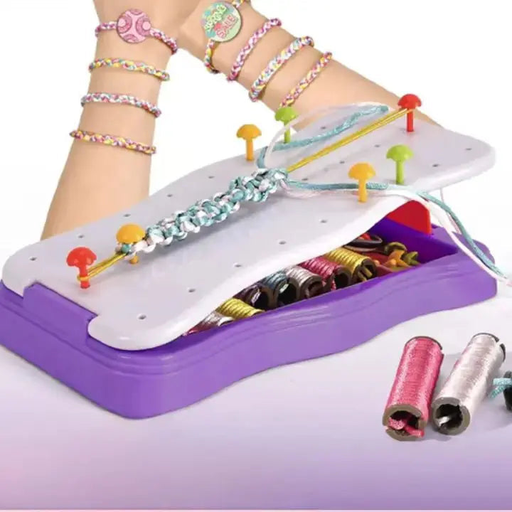 DIY Hand Touw Weefset – Creatieve Knutselset voor Kinderen