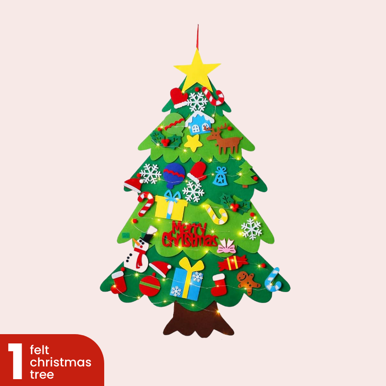 DIY Vilt Kerstboom
