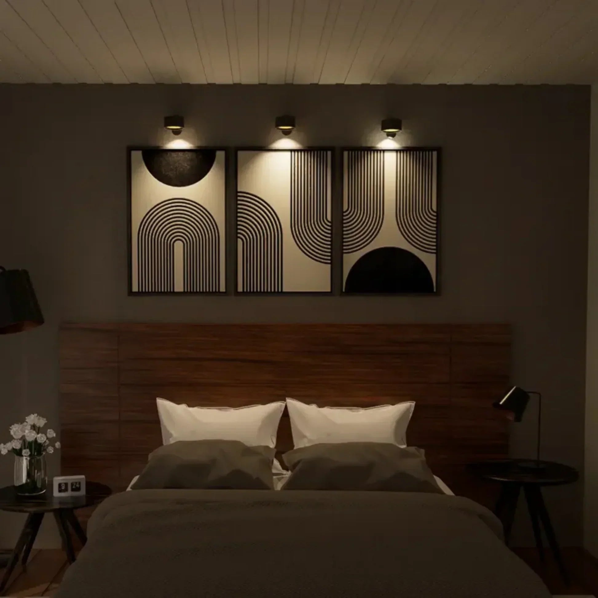Draadloze Oplaadbare Wandlamp - LumoFlex