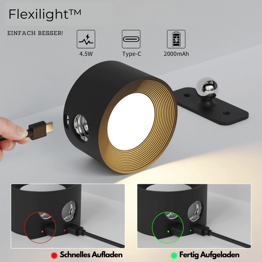 Draadloze Wandlamp – 360° Verstelbare en Oplaadbare LED Verlichting (USB)