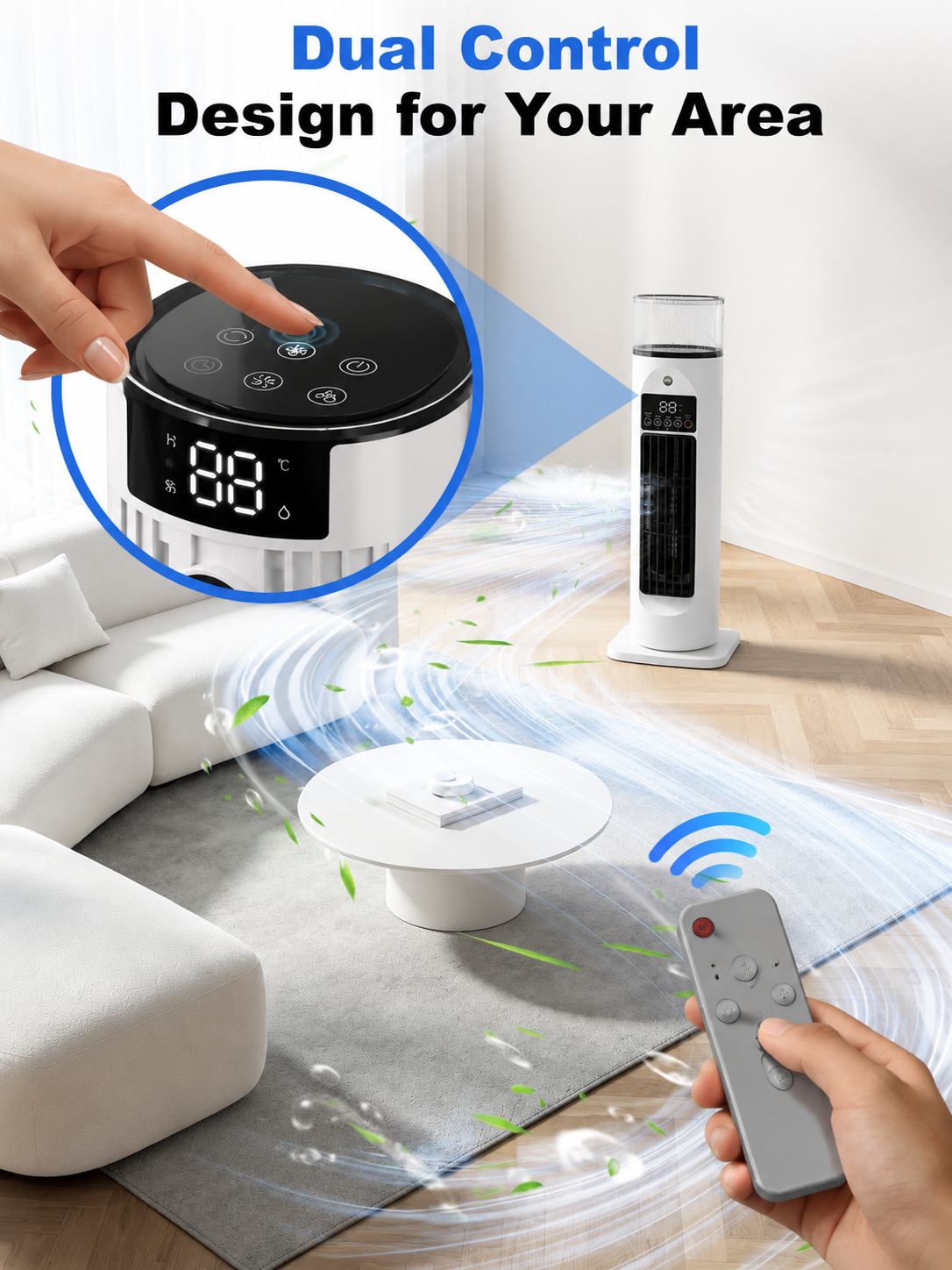 Draagbare 4-in-1 Kamercooler met Afstandsbediening en Timer - Image 1
