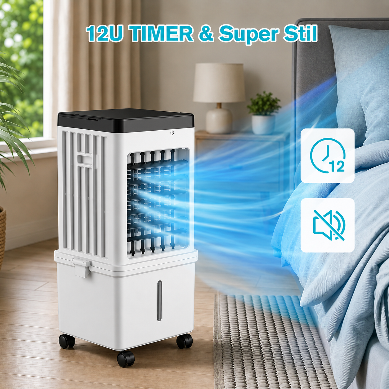 Draagbare Raamloze Airconditioner | Directe Koeling