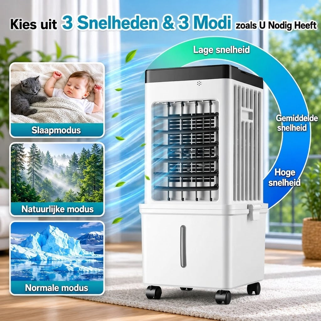 Draagbare Raamloze Airconditioner | Directe Koeling