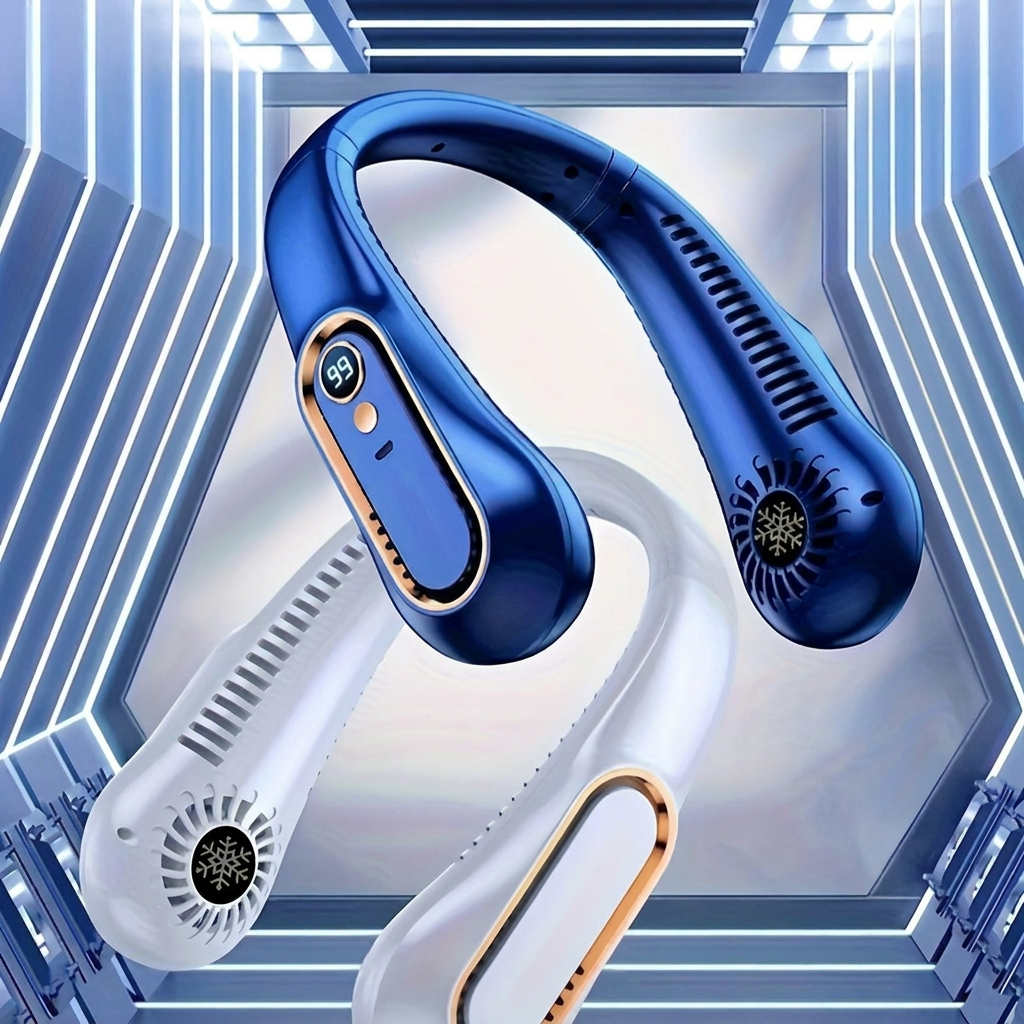 Draagbare USB Halsventilator met 360°