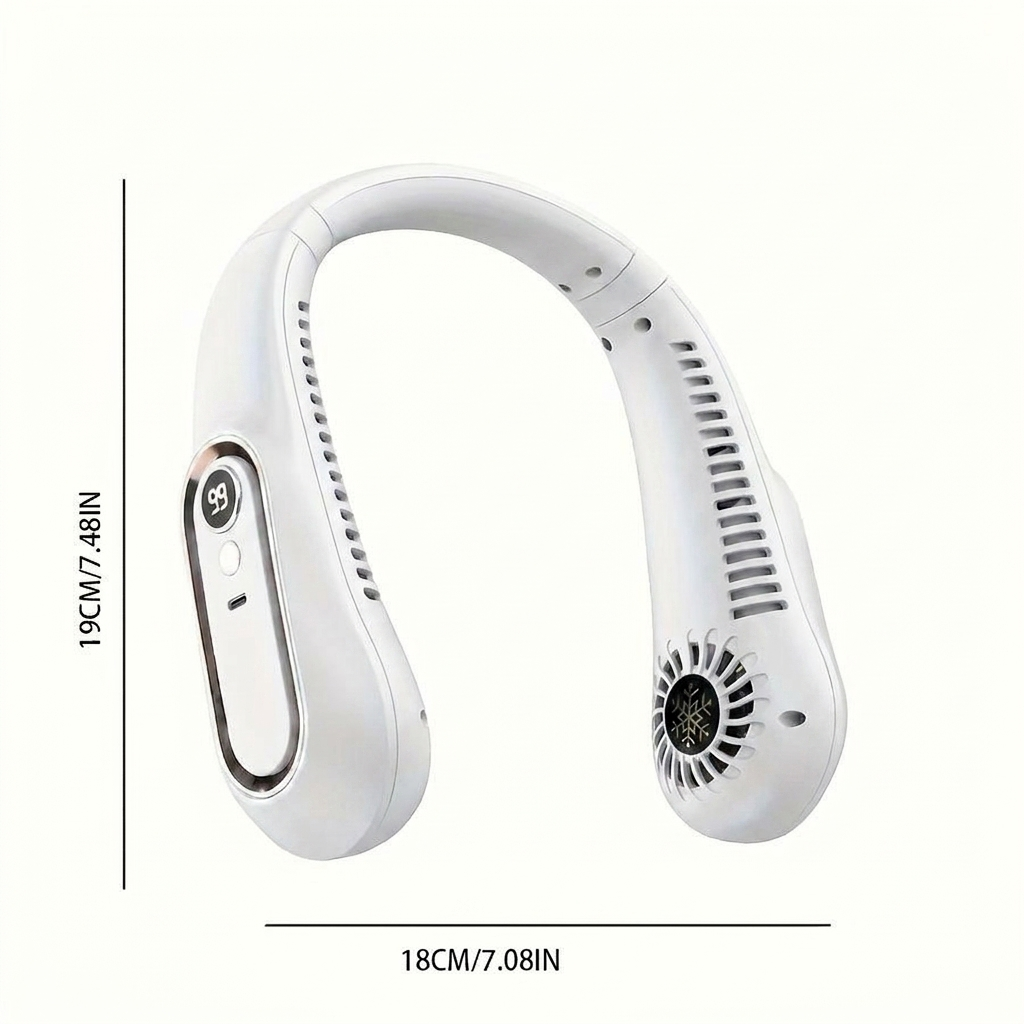 Draagbare USB Halsventilator met 360°