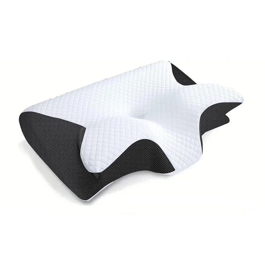 DreamAlign Orthopedisch Kussen – Luxe Geheugenfoam Kussen voor Nekpijn & Alle Slaapposities