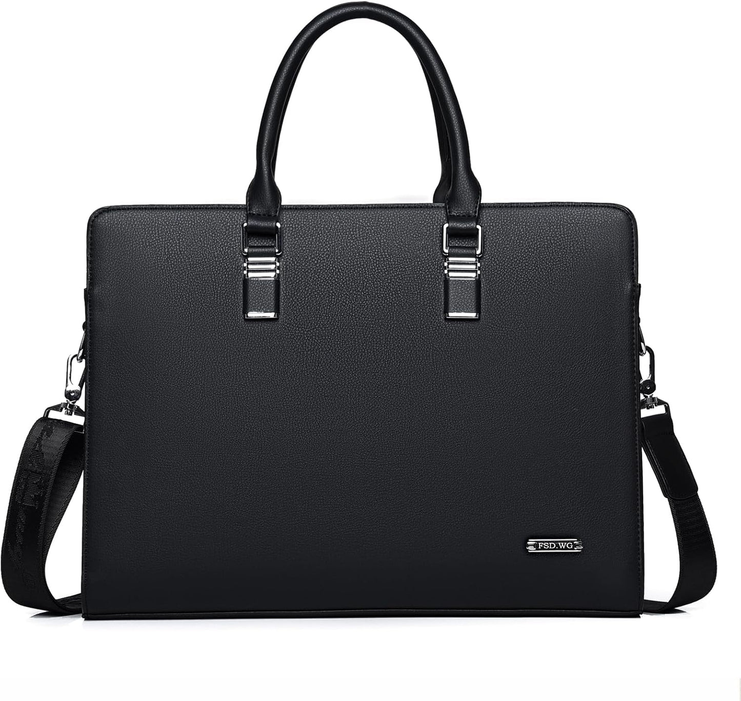 Echte Leren Multi-Compartment Zakenlaptoptas voor Professionals