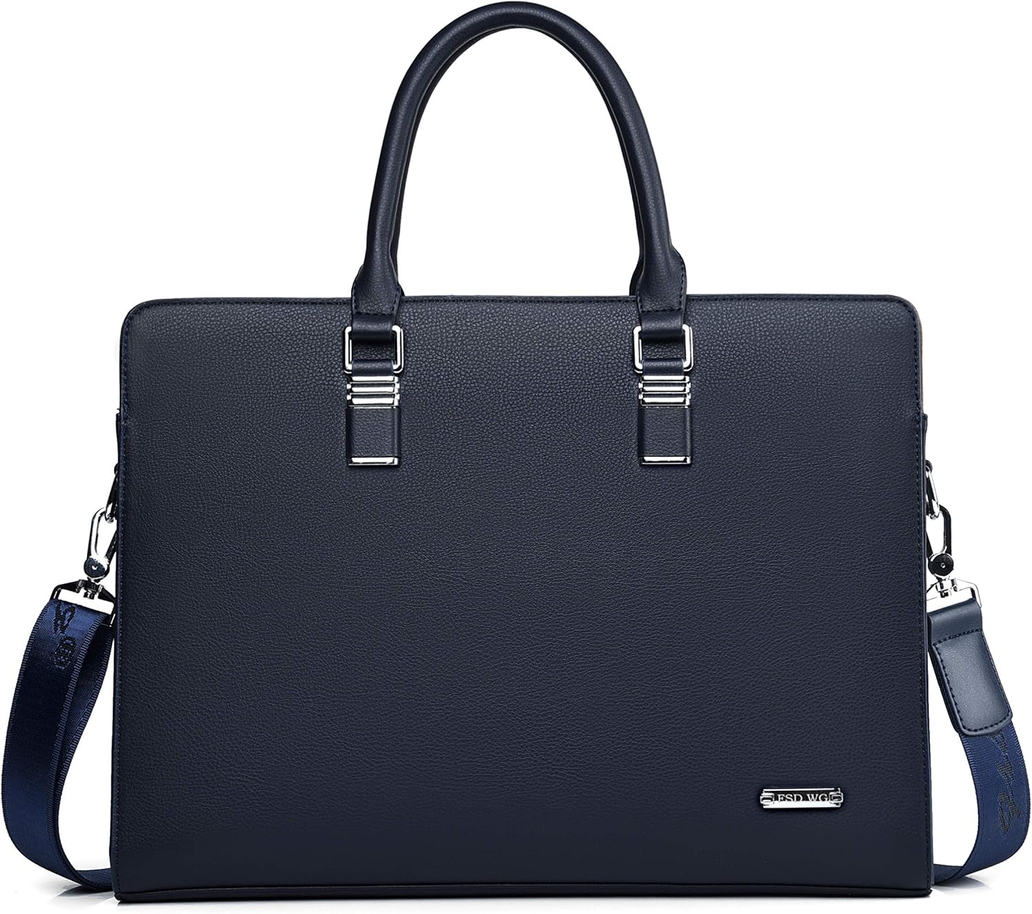 Echte Leren Multi-Compartment Zakenlaptoptas voor Professionals