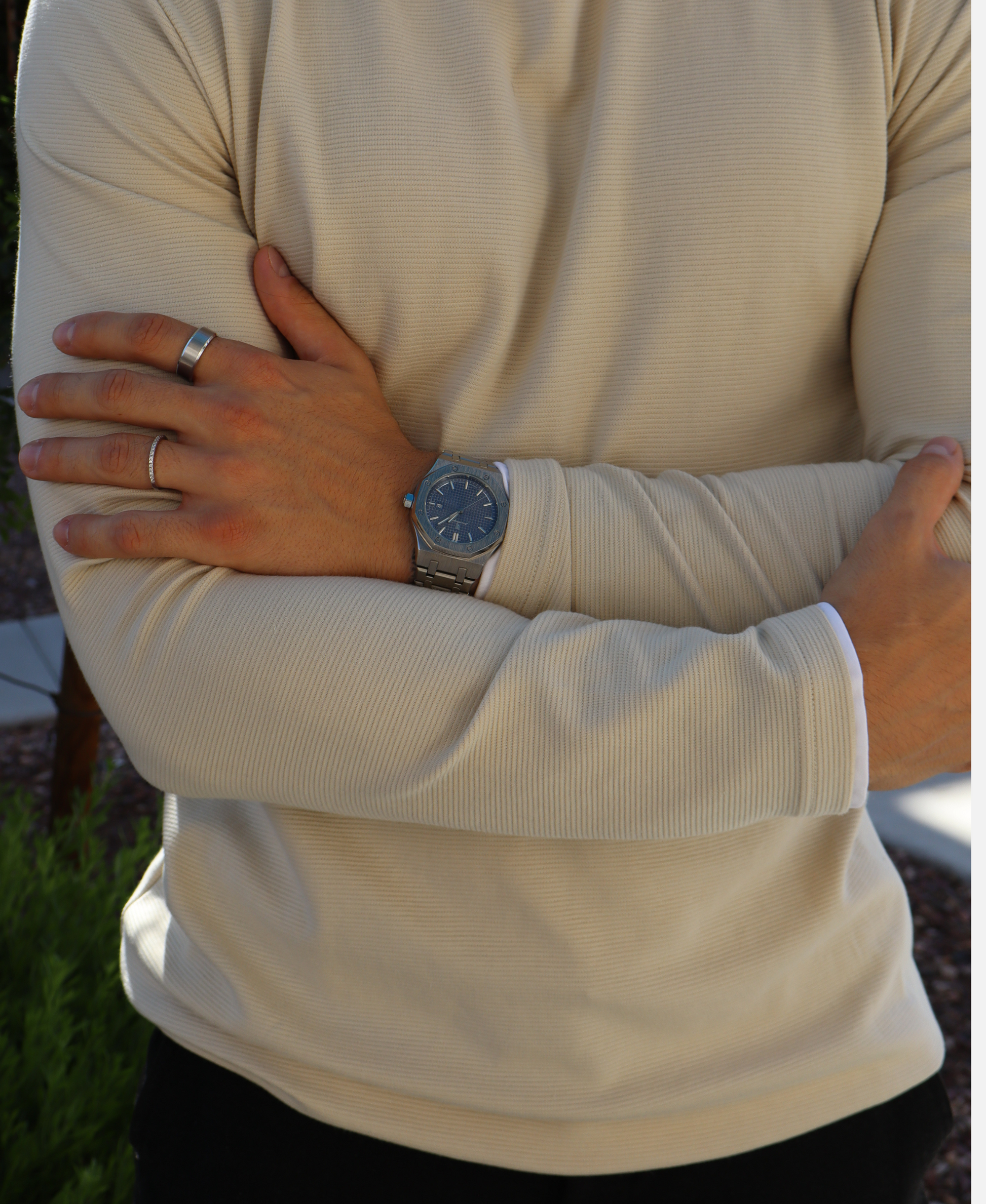 Elegante 41mm Herenhorloge met RVS Kast