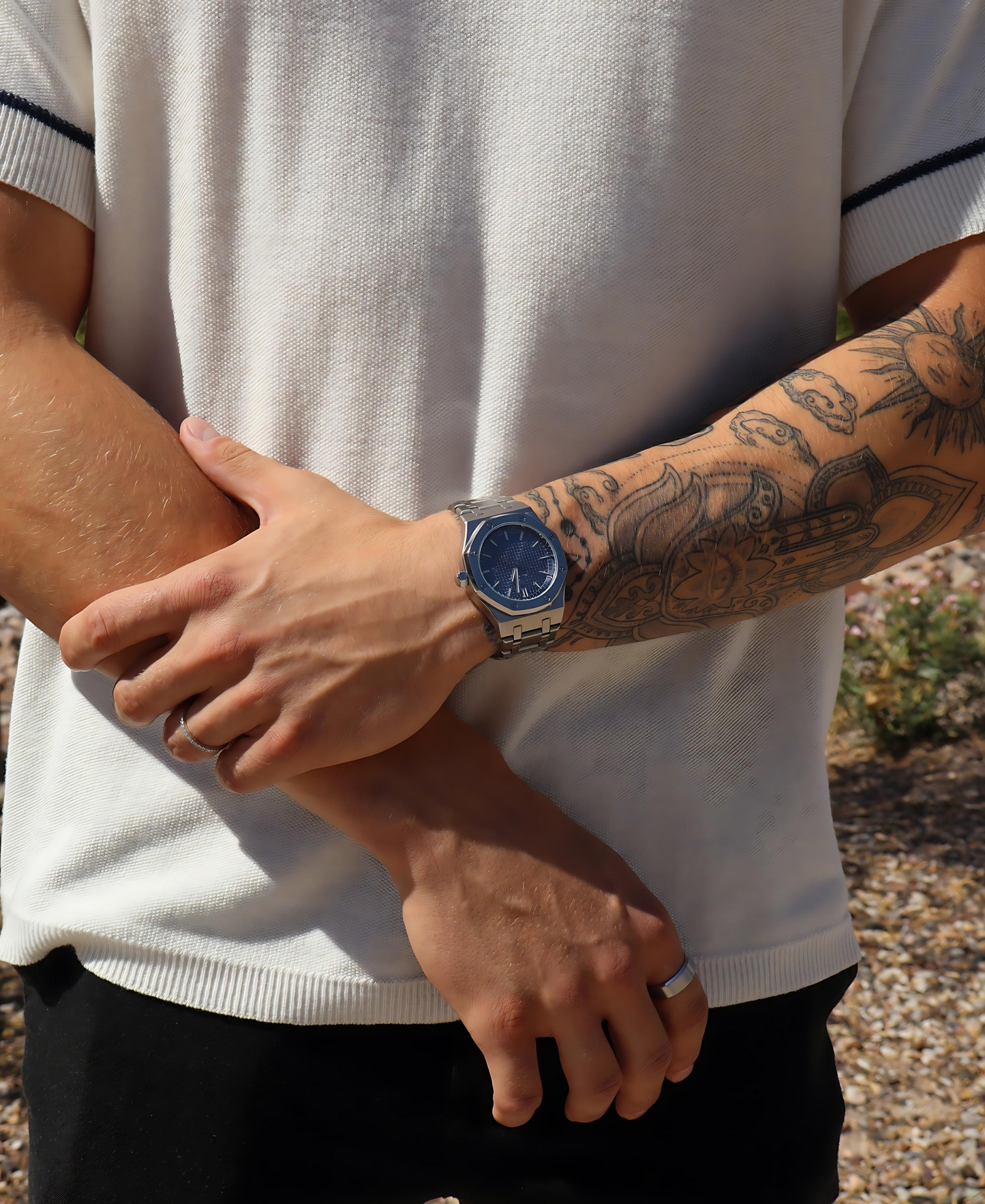 Elegante 41mm Herenhorloge met RVS Kast