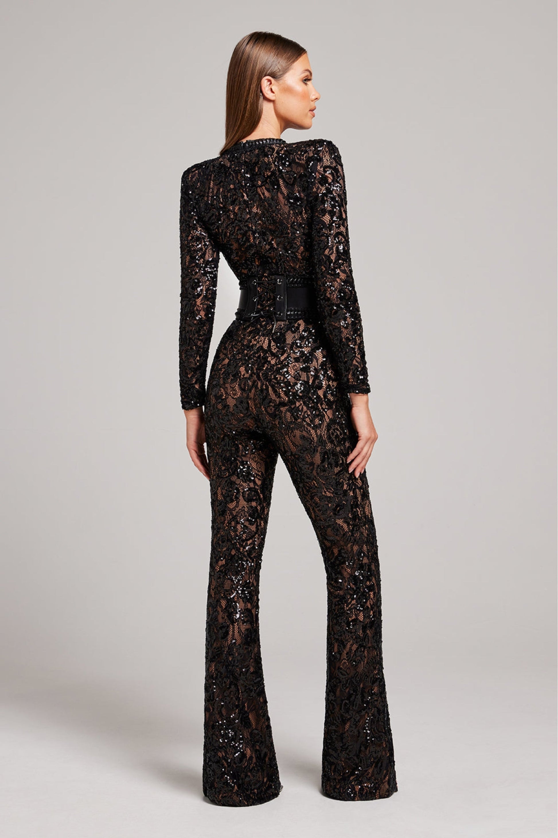 Elegante Avond Jumpsuit met V-Hals - Juliette