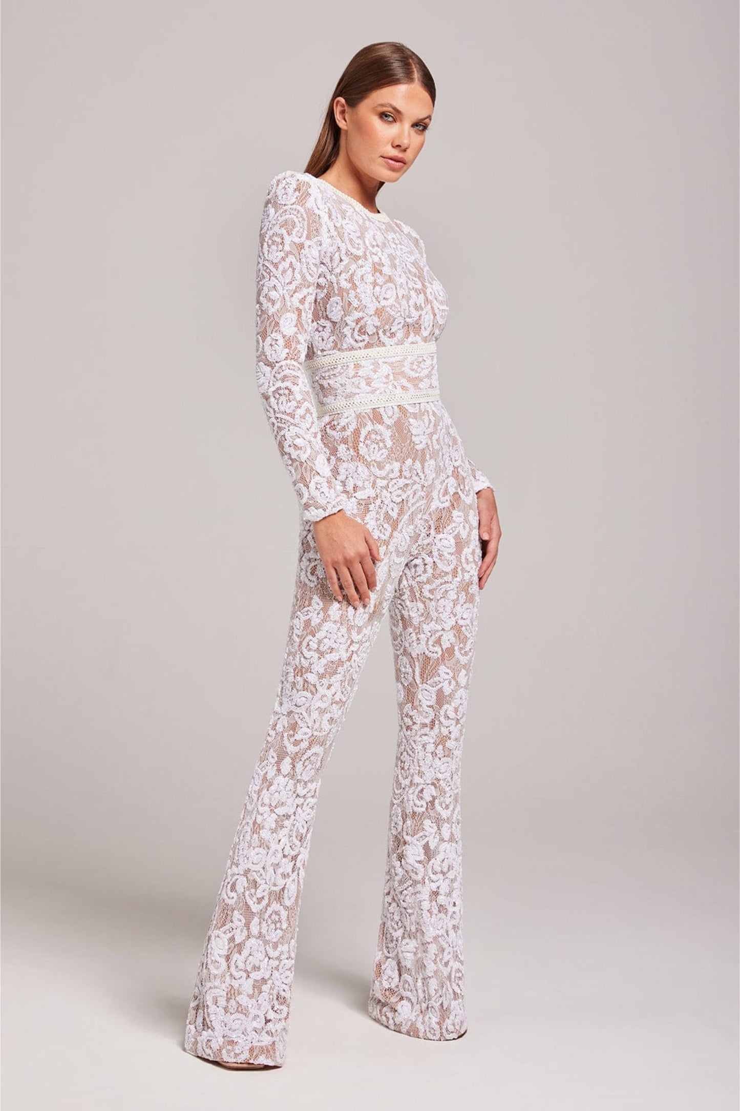 Elegante Avond Jumpsuit met V-Hals - Juliette