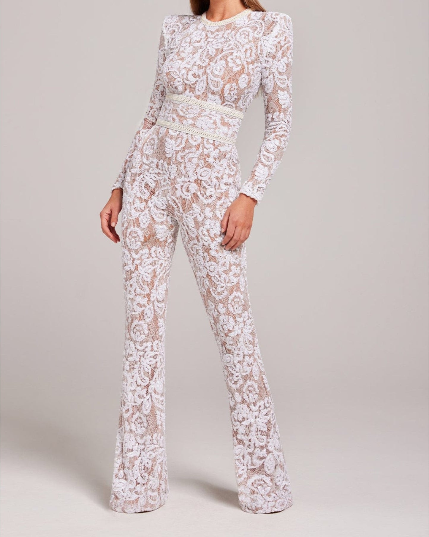 Elegante Avond Jumpsuit met V-Hals - Juliette