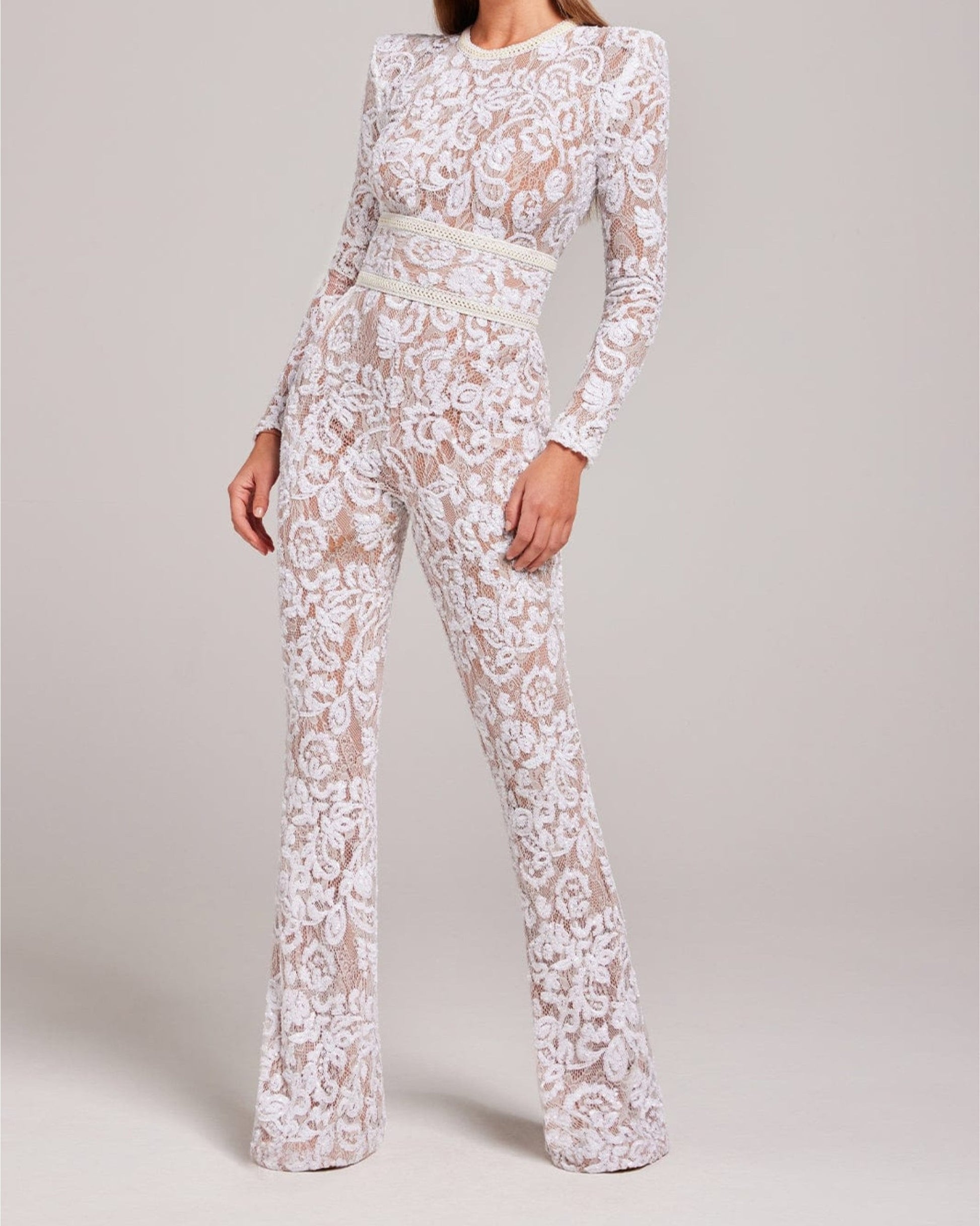 Elegante Avond Jumpsuit met V-Hals - Juliette