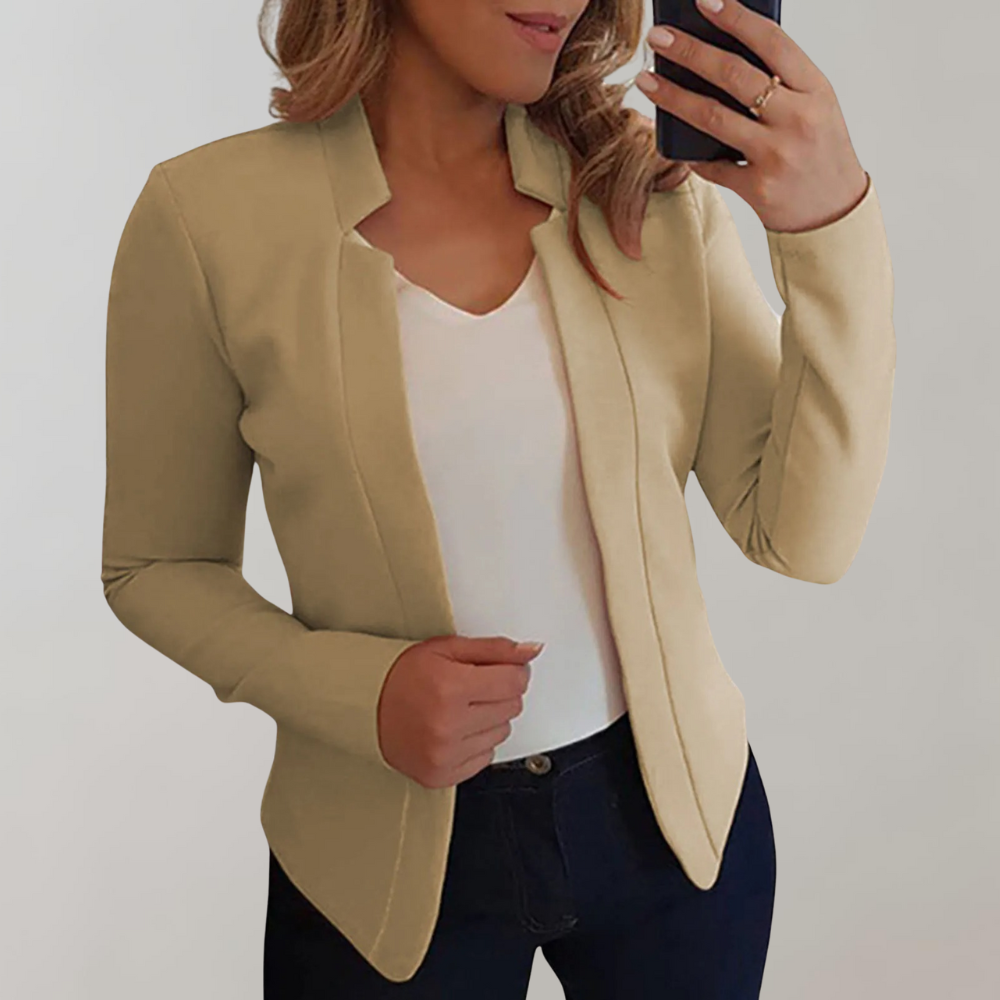 Elegante damesblazer met reverskraag en lichte snit voor stijlvolle outfits