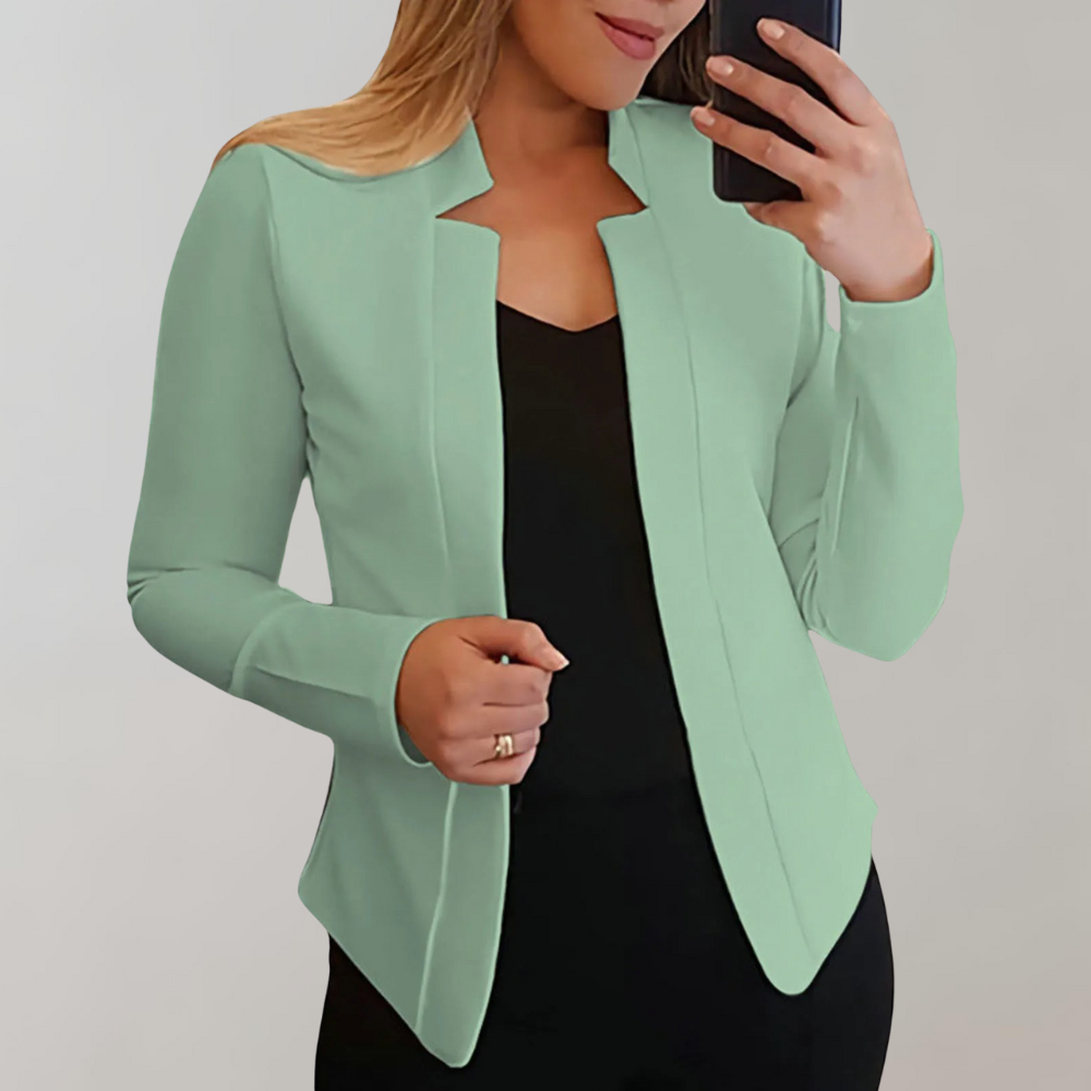 Elegante damesblazer met reverskraag en lichte snit voor stijlvolle outfits