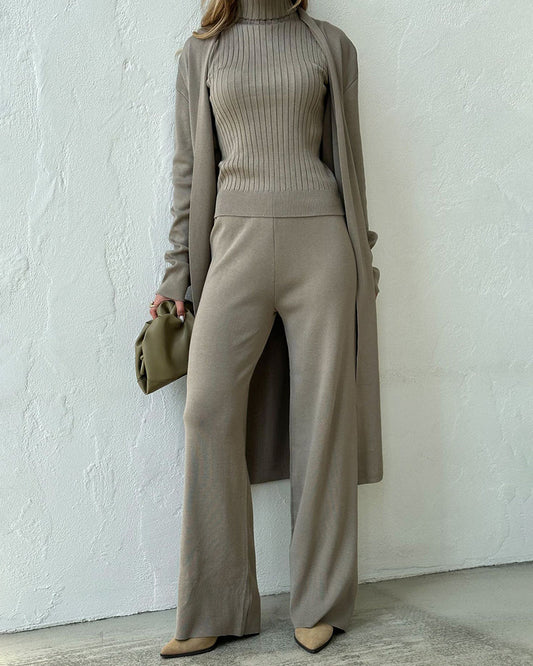 Elegante en Comfortabele Drie-Delige Set