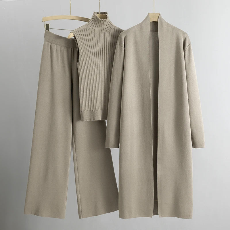 Elegante en Comfortabele Drie-Delige Set
