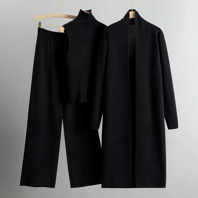 Elegante en Comfortabele Drie-Delige Set