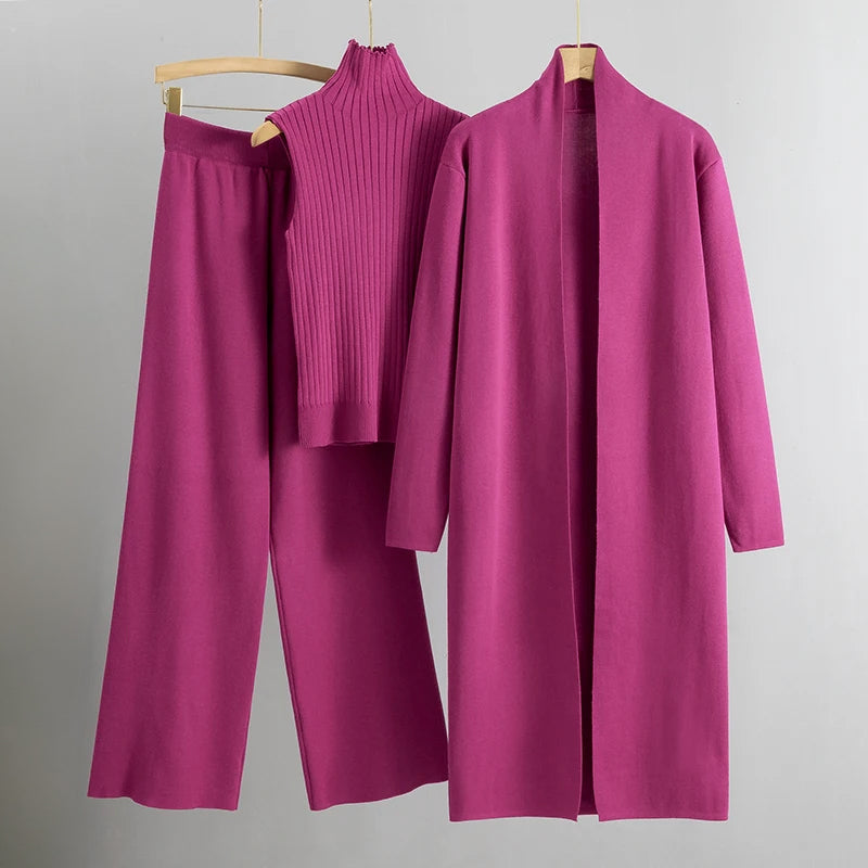 Elegante en Comfortabele Drie-Delige Set