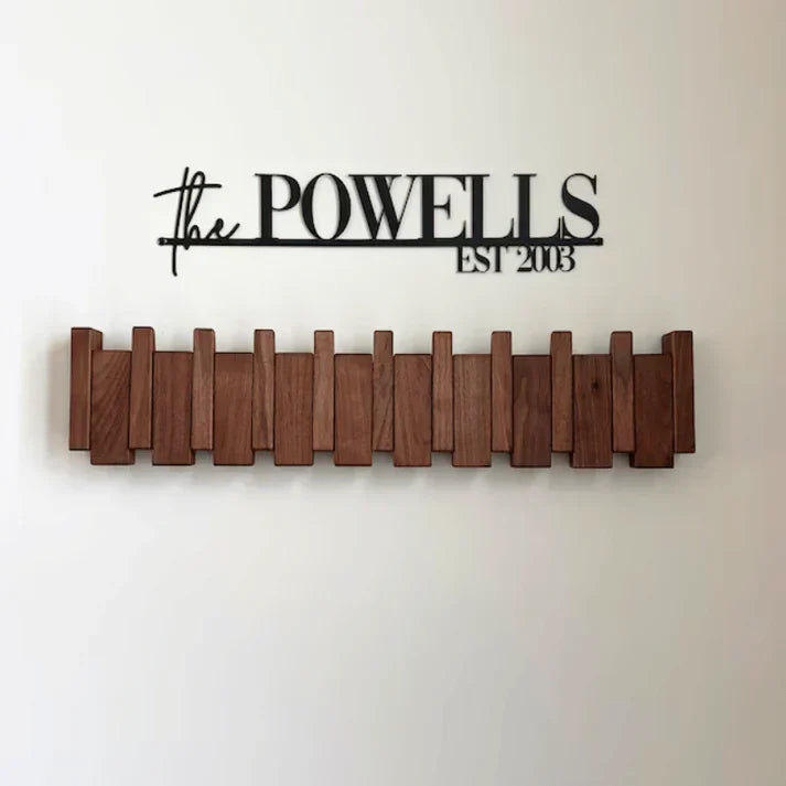 Elegante Houten Piano Stijl Kapstok voor Stijlvolle Entree