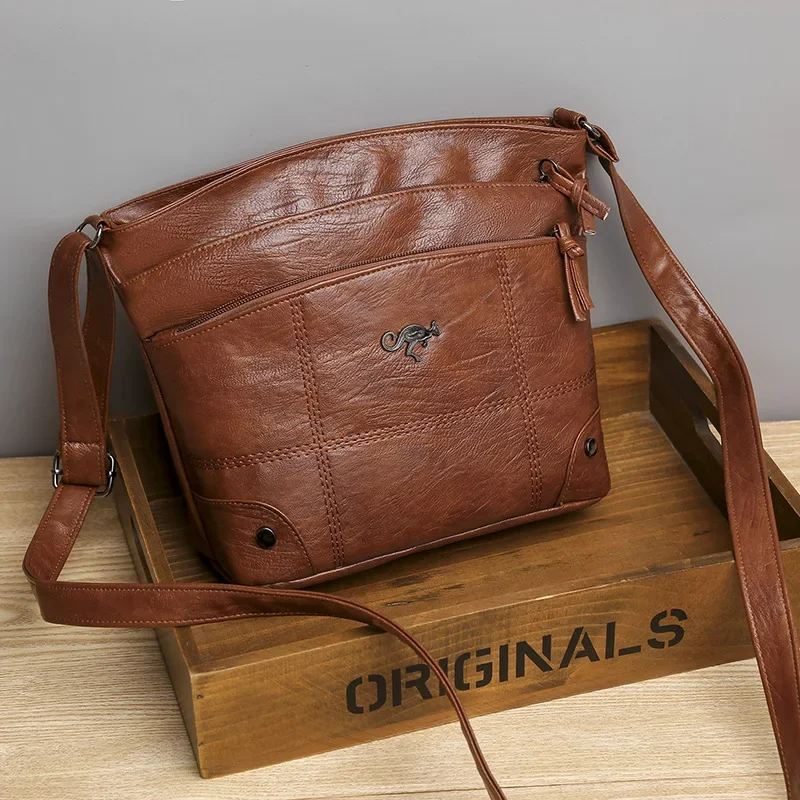 Elegante Leren Handtas voor Vrouwen – Sabrina