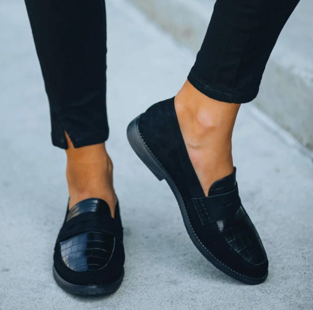 Elegante Ronde Neus Loafers voor Dagelijks Gebruik