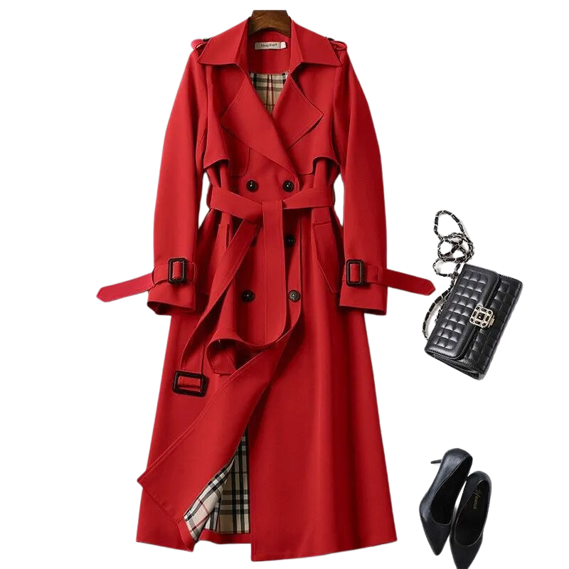 Elegante trenchcoat voor dames - perfect voor de herfst, tijdloos en lichtgewicht
