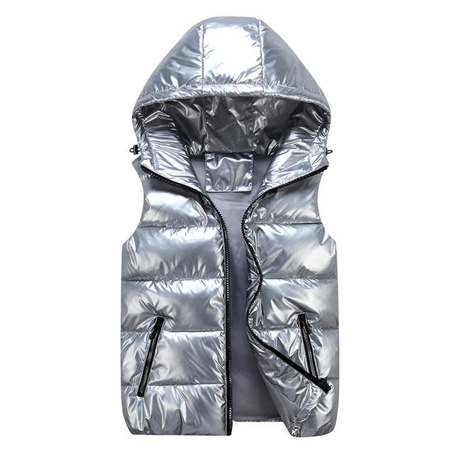 Elegante Unisex Gequiltte Vest met Kap