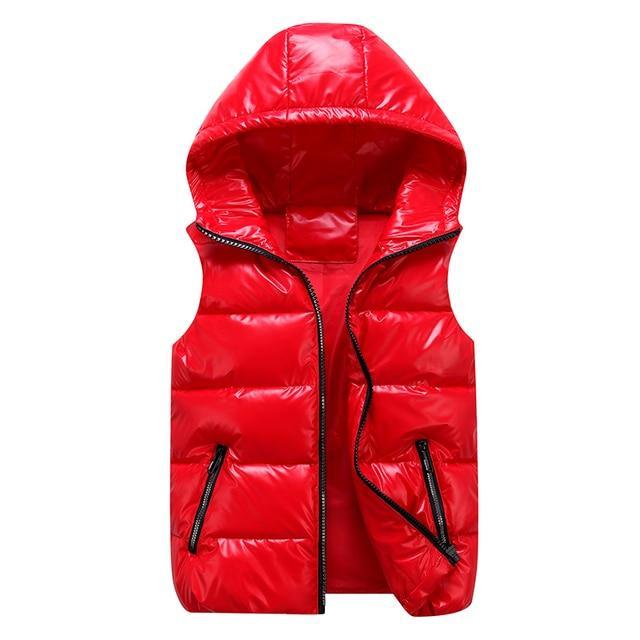 Elegante Unisex Gequiltte Vest met Kap