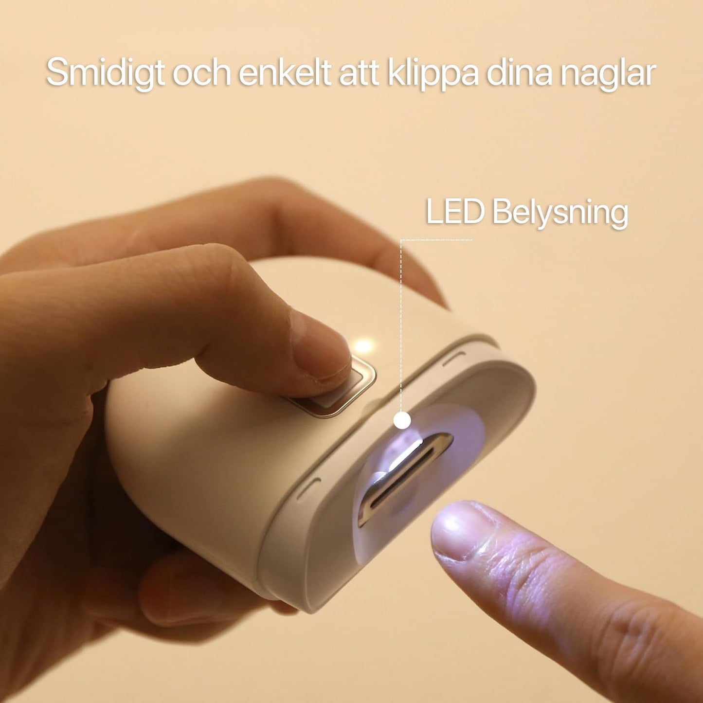 Elektrische Nagelknipper met LED Licht