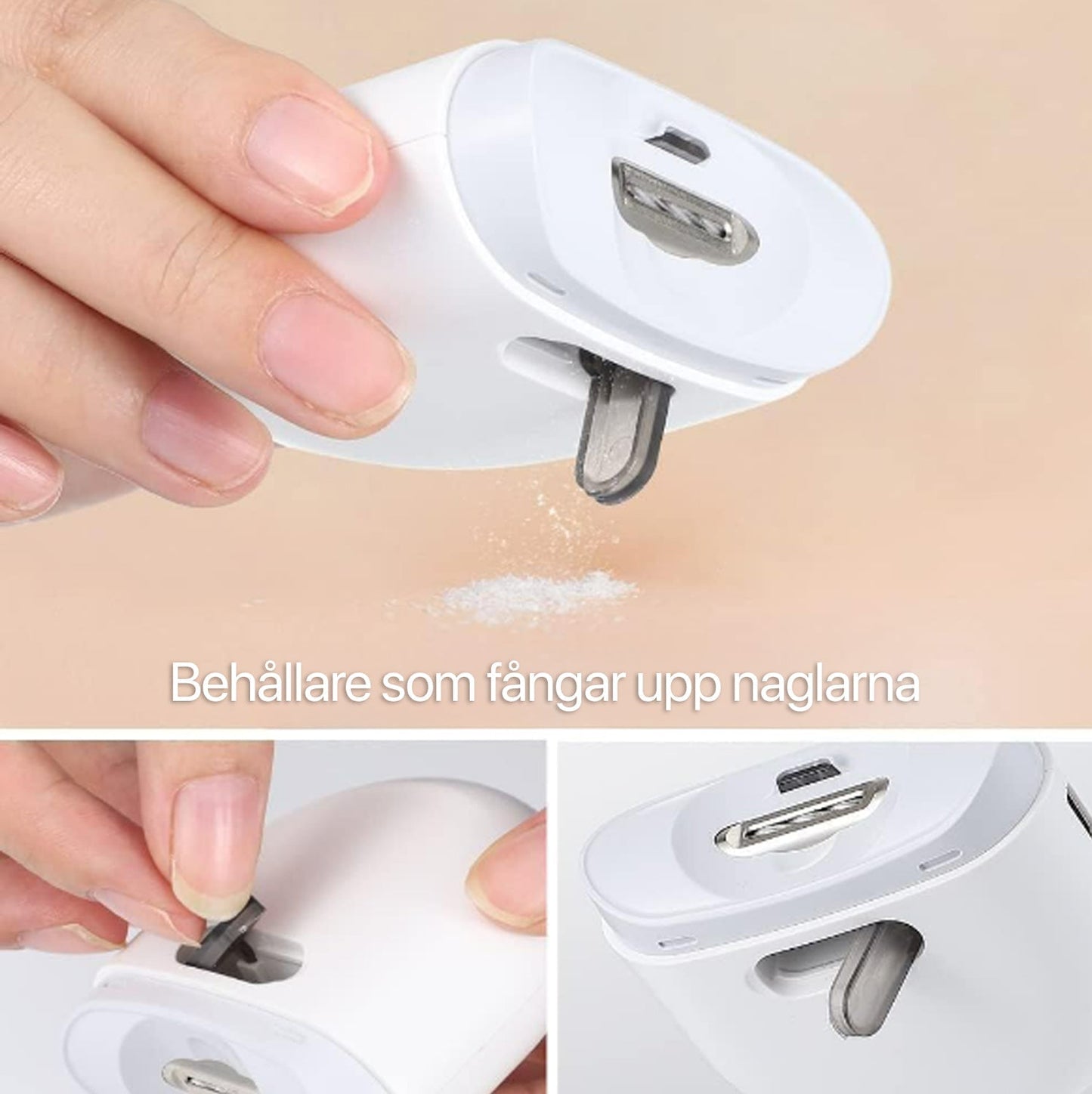 Elektrische Nagelknipper met LED Licht