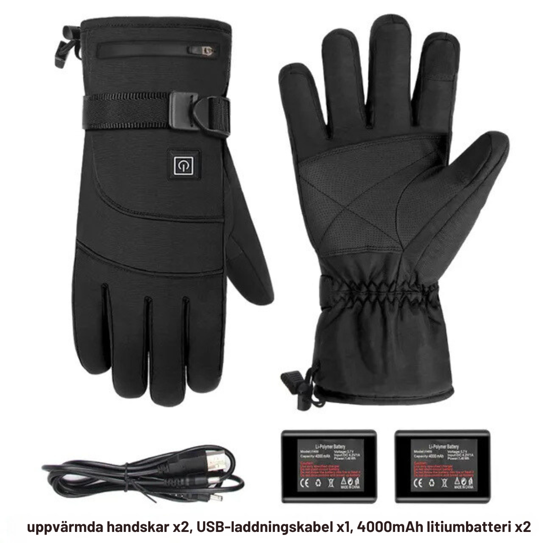 Elektrische Verwarmde Handschoenen met 3M Thinsulate™ Isolatie