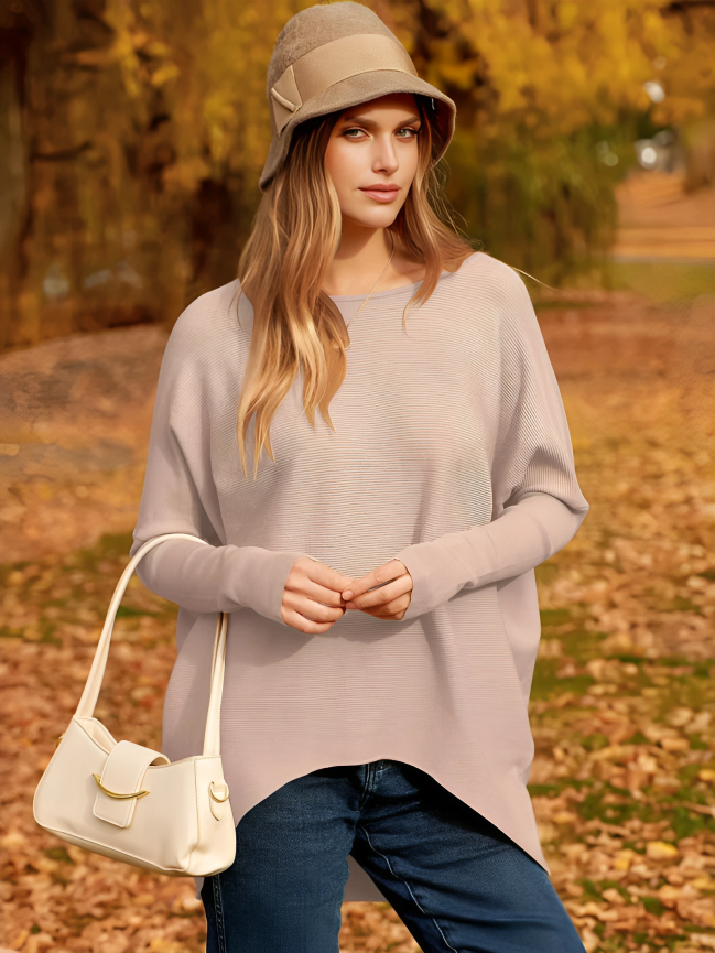 Eline | Elegante oversized gebreide trui voor de herfst