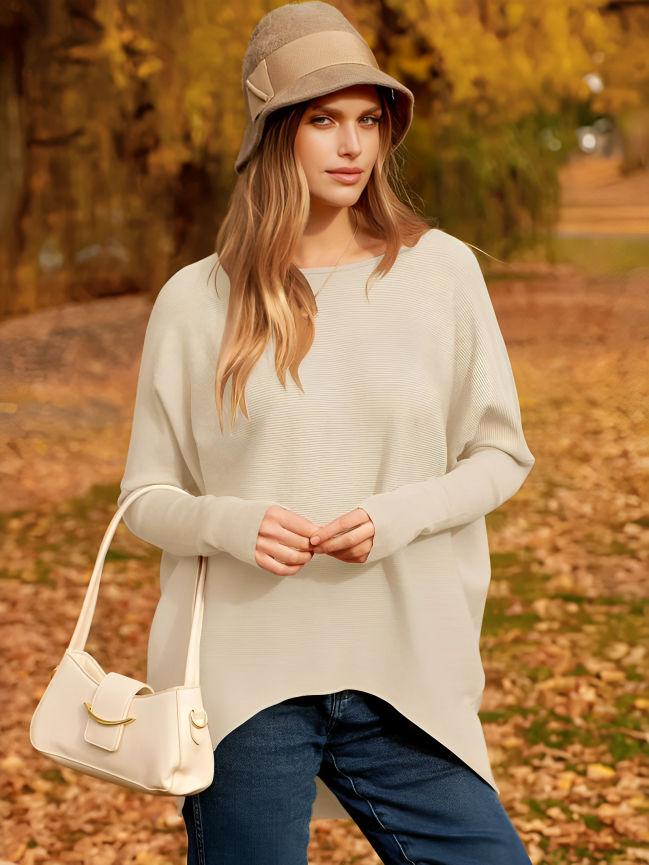 Eline | Elegante oversized gebreide trui voor de herfst
