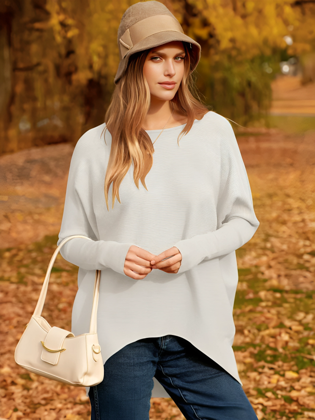 Eline | Elegante oversized gebreide trui voor de herfst