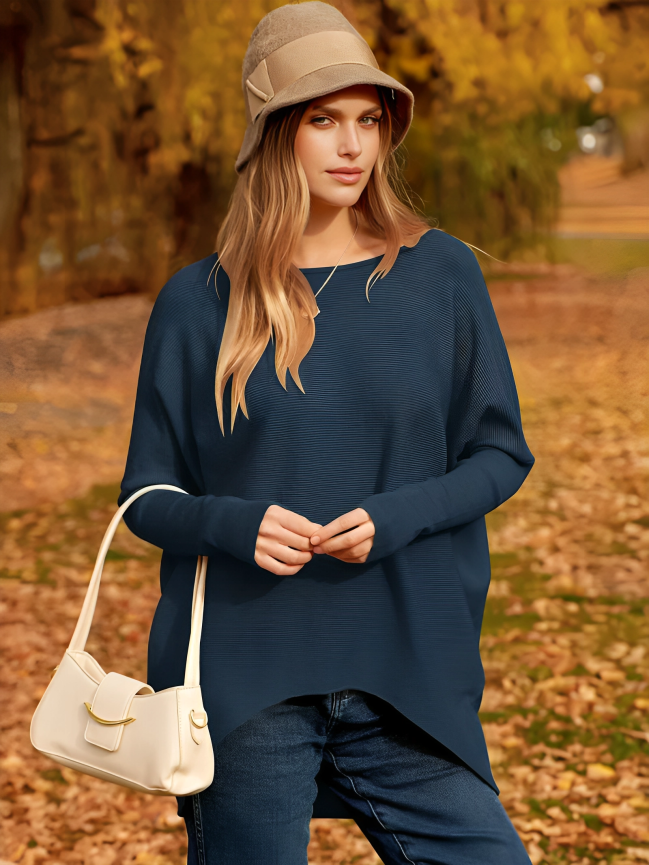 Eline | Elegante oversized gebreide trui voor de herfst